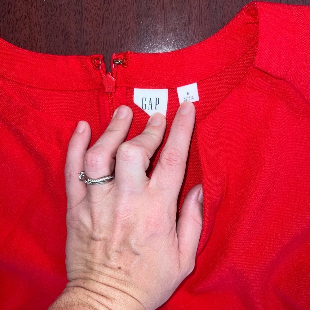 GAP Vibrant Red Mini Dress - Picture 2 of 4
